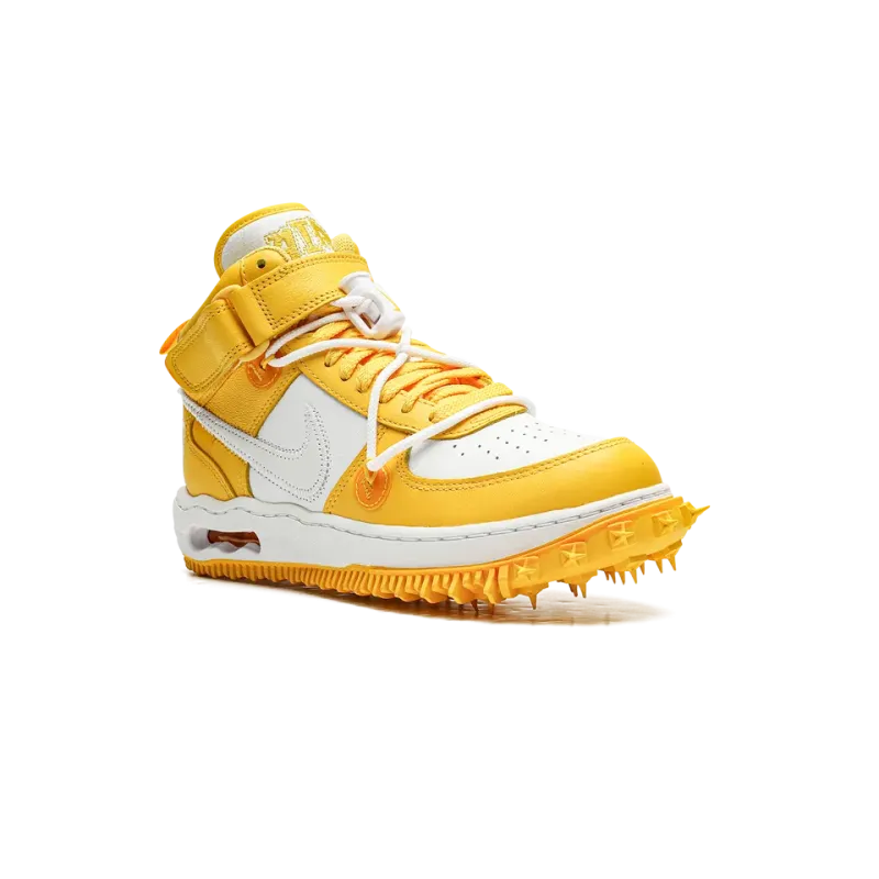 Nike Air Force 1 Mid Off-White - Varsity Maize Mens