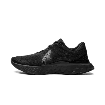 Nike React Infinity Run Flyknit 3 Triple Black Mens