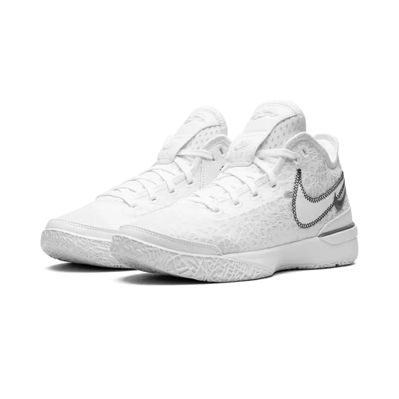 Nike Zoom Lebron NXXT Gen White / Metallic Silver Mens