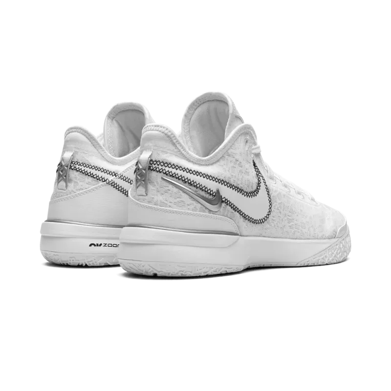 Nike Zoom Lebron NXXT Gen White / Metallic Silver Mens