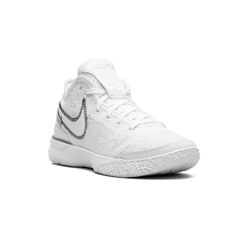 Nike Zoom Lebron NXXT Gen White / Metallic Silver Mens