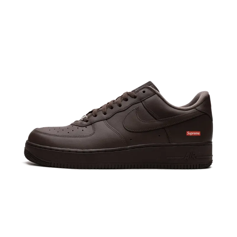 Nike Air Force 1 Supreme - Mini Box Logo Brown Mens