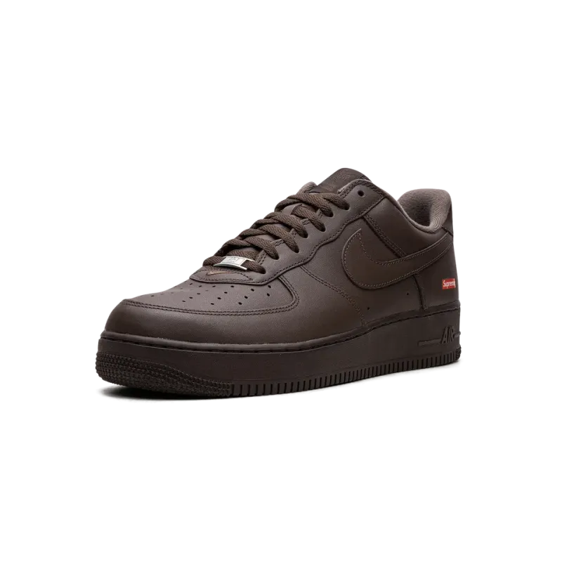 Nike Air Force 1 Supreme - Mini Box Logo Brown Mens