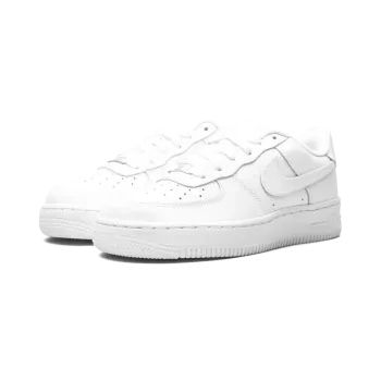 Nike Air Force 1 Low LE GS White on White Grade School