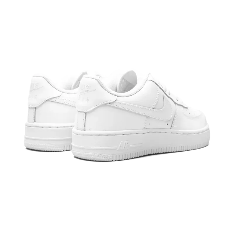 Nike Air Force 1 Low LE GS White on White Grade School