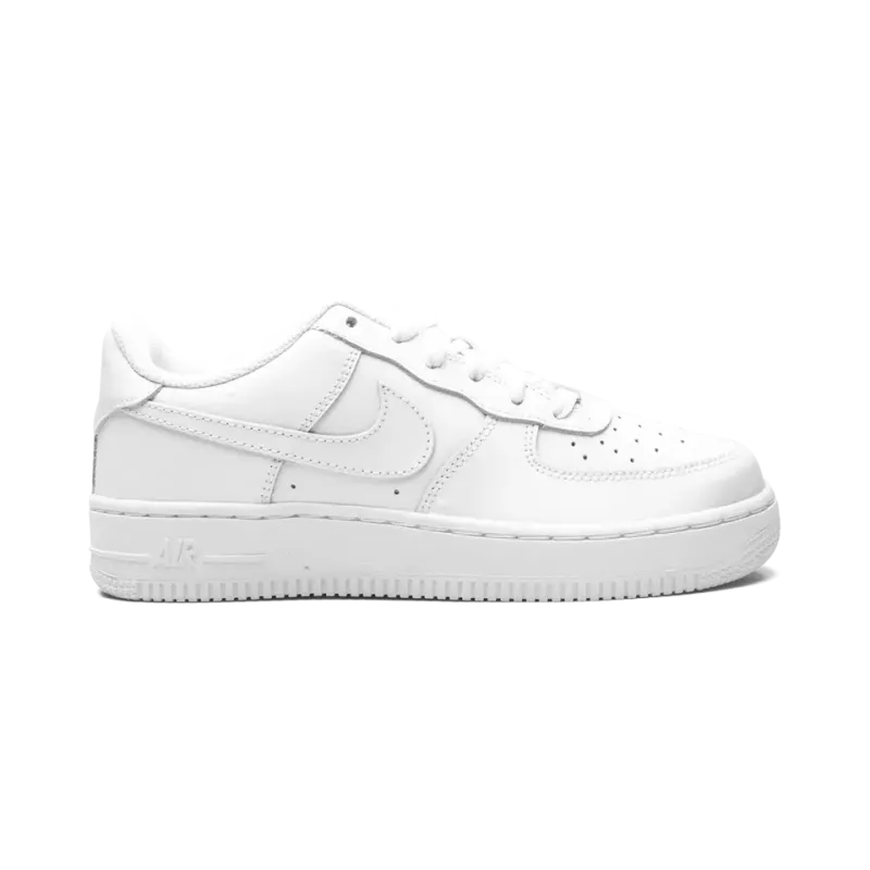 Nike Air Force 1 Low LE GS White on White Grade School
