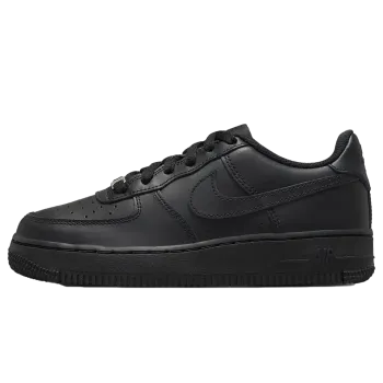 Nike Air Force 1 LE GS Triple Black Grade School