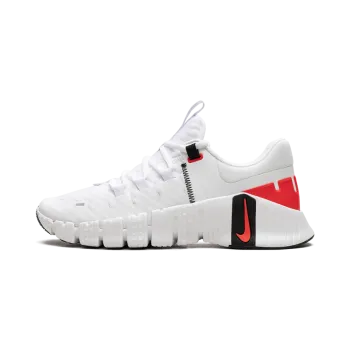 Nike Free Metcon 5 White Bright Crimson Mens