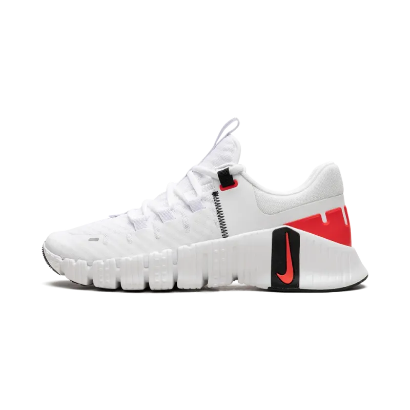 Nike Free Metcon 5 White Bright Crimson Mens