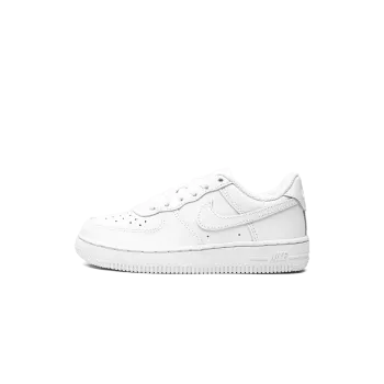Nike Air Force 1 PS LE White on White Pre School