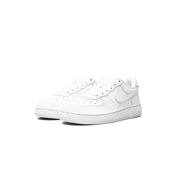 Nike Air Force 1 PS LE White on White Pre School
