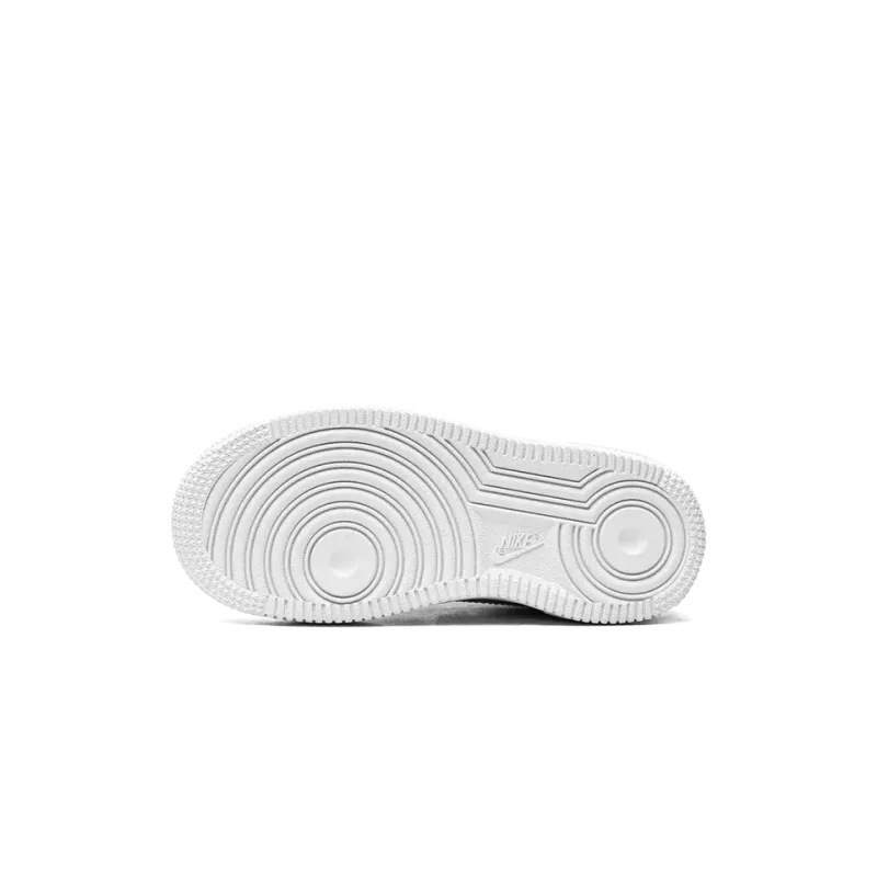 Nike Air Force 1 PS LE White on White Pre School