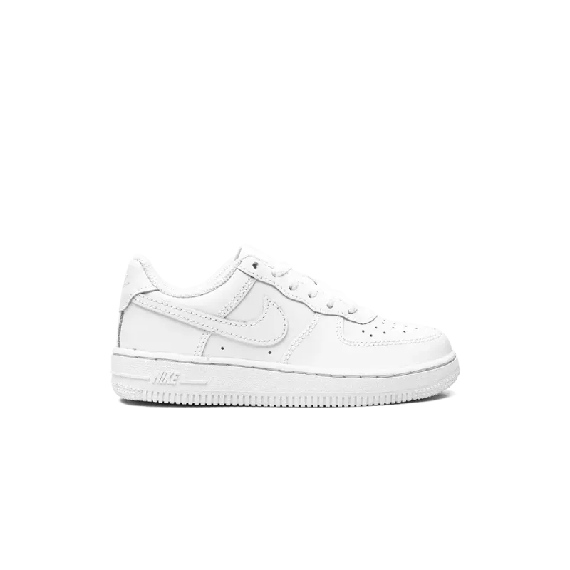 Nike Air Force 1 PS LE White on White Pre School