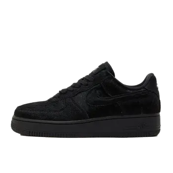 Nike AIR FORCE 1 '07 WMNS Triple Black Pony Hair Womens