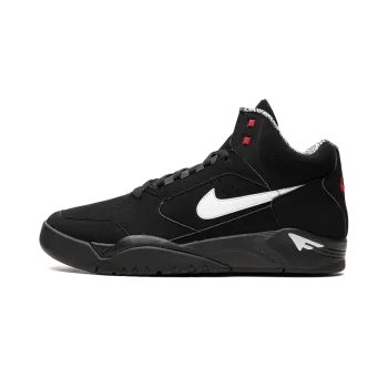 Nike Air Flight Lite Mid Black White Varsity Red Mens