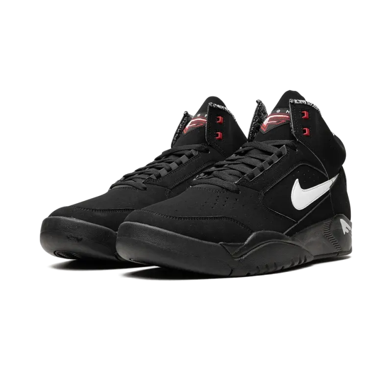Nike Air Flight Lite Mid Black White Varsity Red Mens