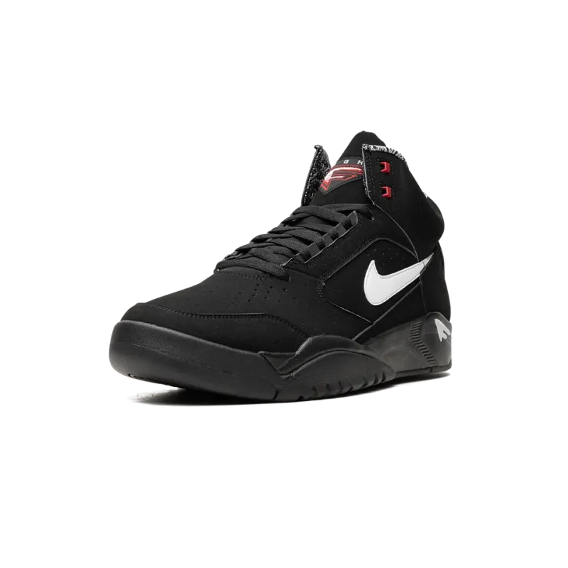 Nike Air Flight Lite Mid Black White Varsity Red Mens
