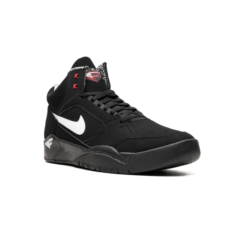 Nike Air Flight Lite Mid Black White Varsity Red Mens