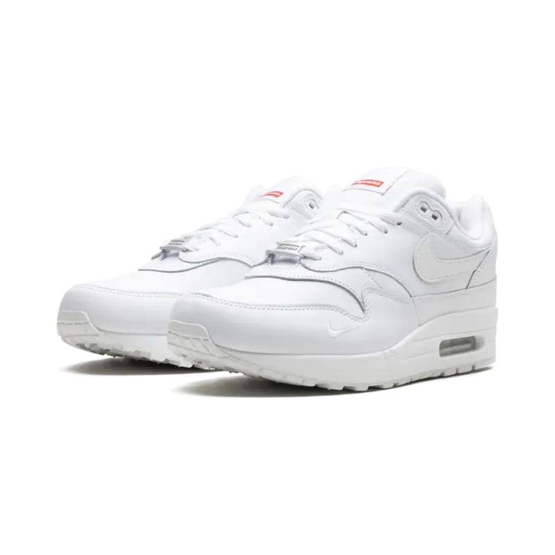Nike Air Max 1 '87 SP Supreme Triple White Mens