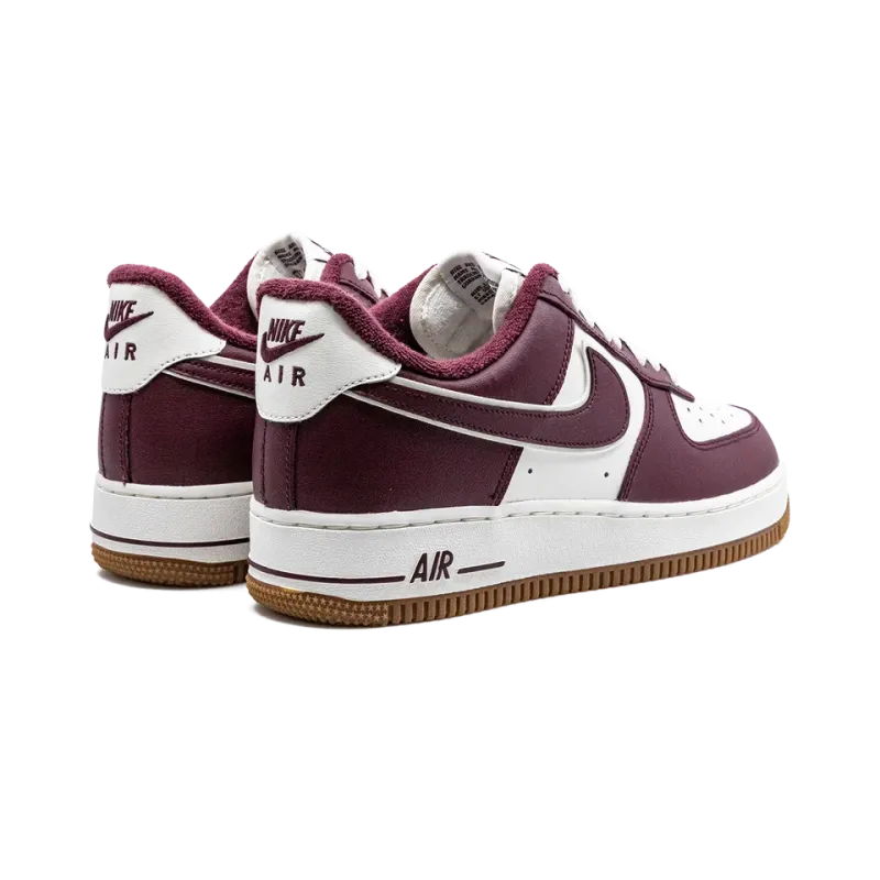 Nike Air Force 1 Low College Pack - Night Maroon Mens