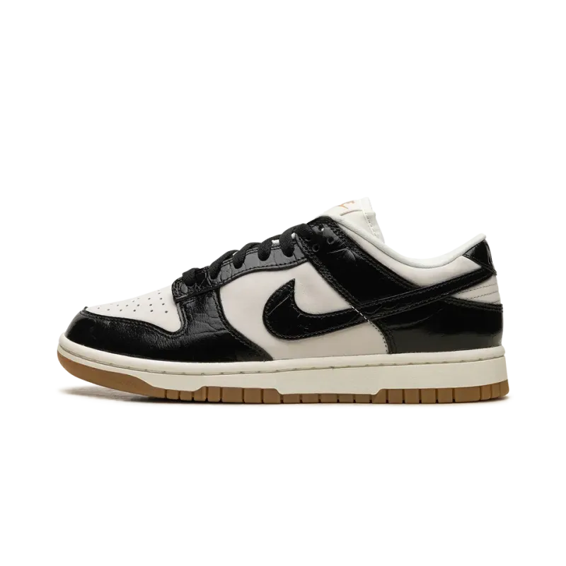Nike Wmns Dunk Low LX Black Croc Womens
