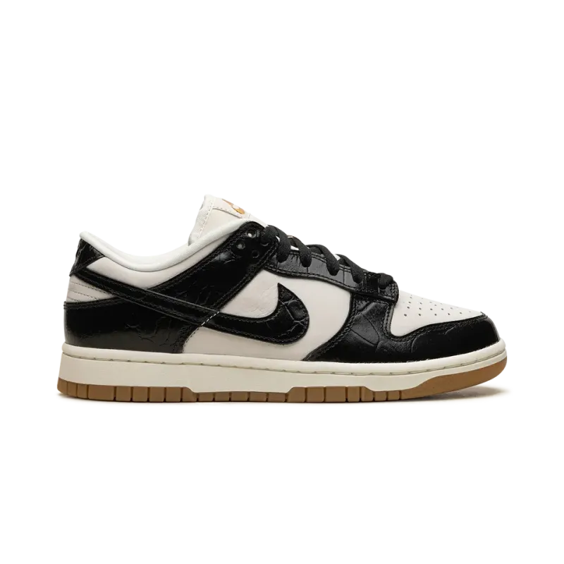 Nike Wmns Dunk Low LX Black Croc Womens
