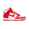 Nike Dunk High White / University Red Mens