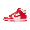 Nike Dunk High White / University Red Mens