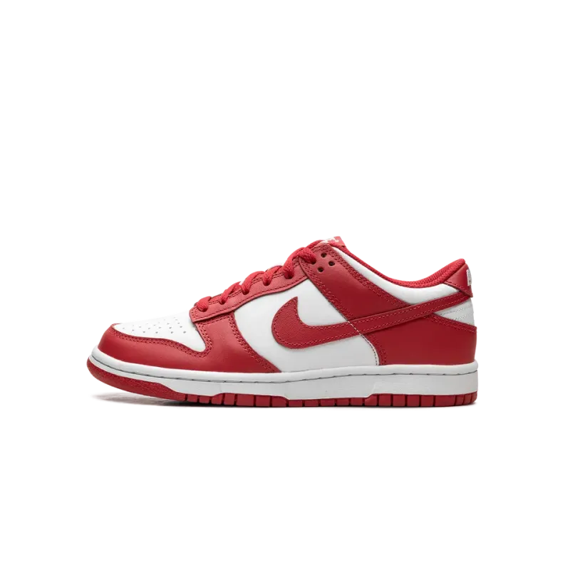 Nike Dunk Low GS White University Red Grade School