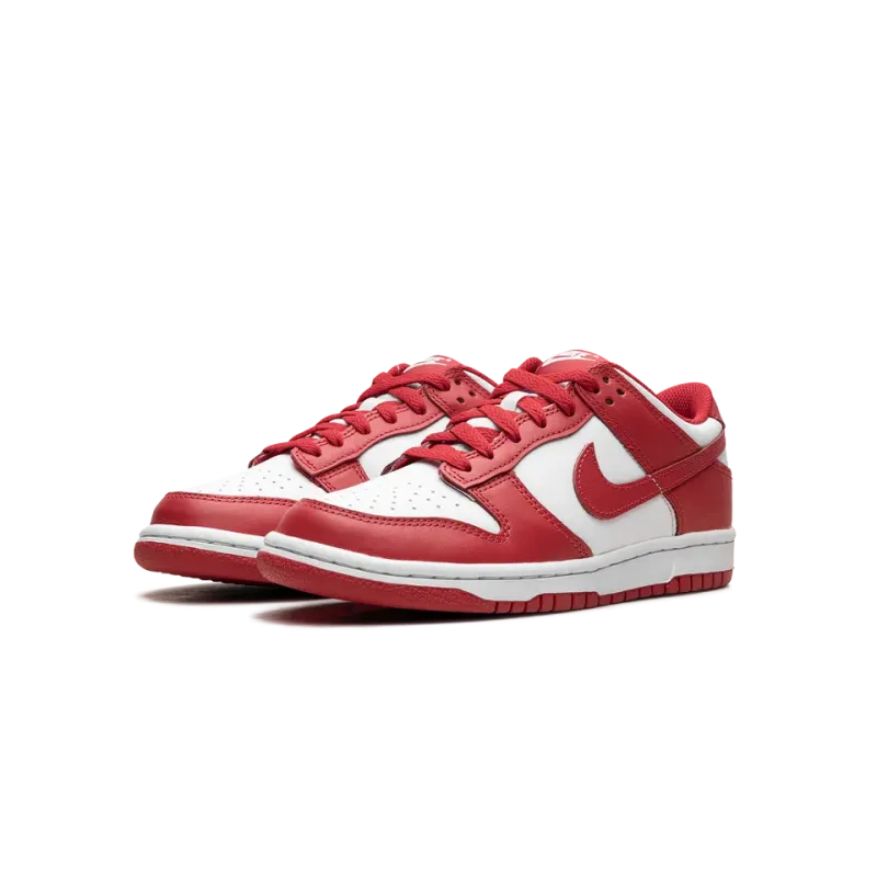 Nike Dunk Low GS White University Red Grade School
