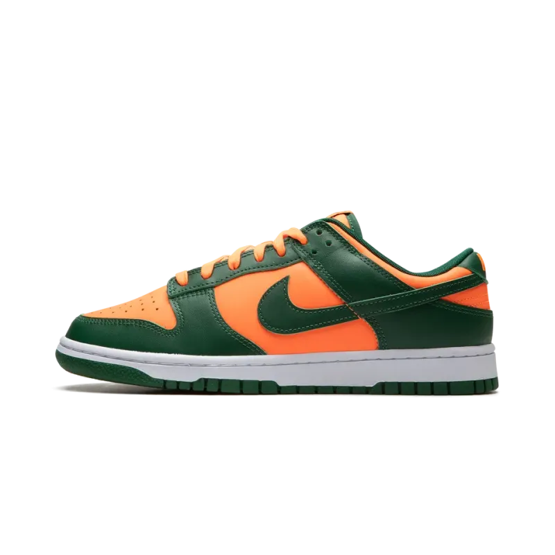 Nike Dunk Low Miami Hurricanes Mens