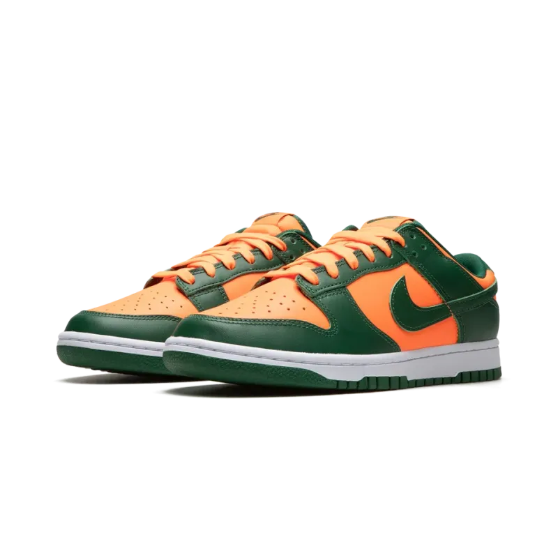 Nike Dunk Low Miami Hurricanes Mens