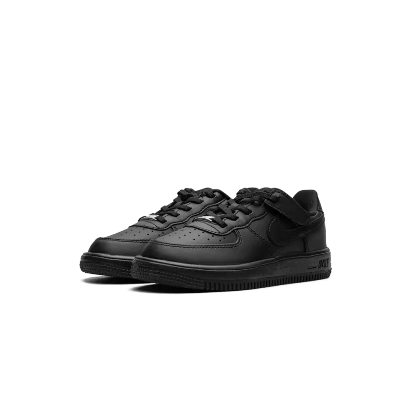 Nike Force 1 Low EasyOn PS Triple Black Pre School