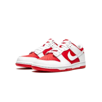 Nike Dunk Low GS White / University Red Grade School