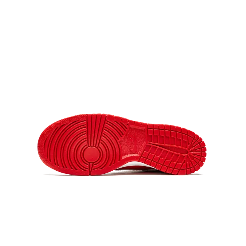 Nike Dunk Low GS White / University Red Grade School