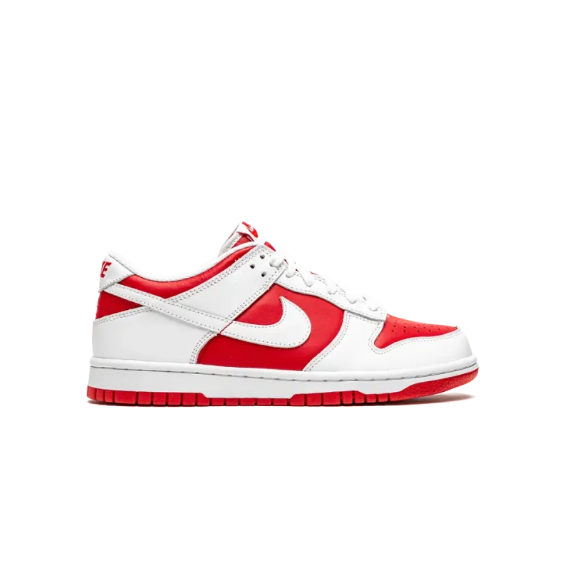 Nike Dunk Low GS White / University Red Grade School