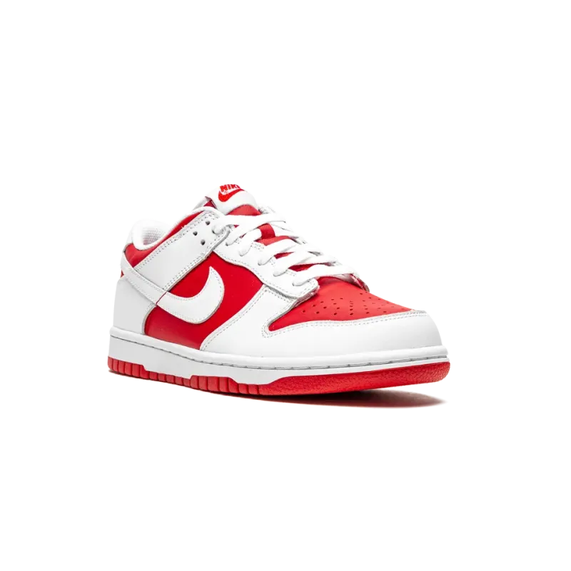 Nike Dunk Low GS White / University Red Grade School