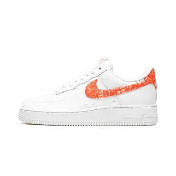 Nike AIR FORCE 1 LO MNS WMNS Orange Paisley Womens
