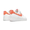 Nike AIR FORCE 1 LO MNS WMNS Orange Paisley Womens