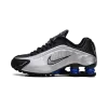 Nike Shox R4 WMNS Metallic Silver Black Racer Blue Womens