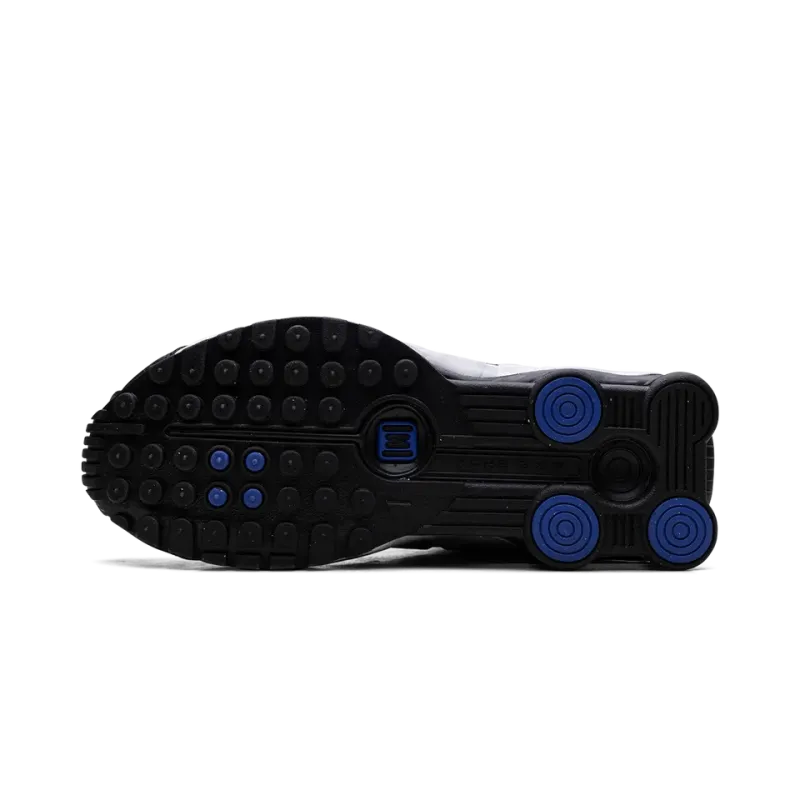 Nike Shox R4 WMNS Metallic Silver Black Racer Blue Womens