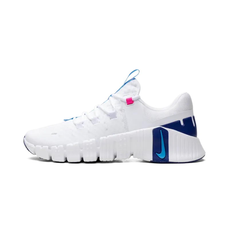 Nike Free Metcon 5 White Aquarius Blue Mens