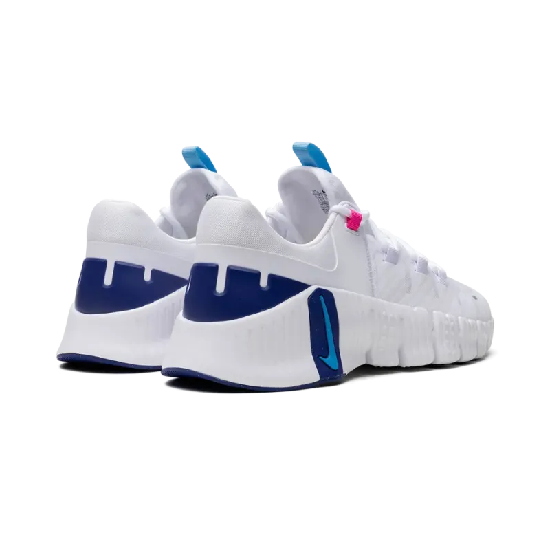 Nike Free Metcon 5 White Aquarius Blue Mens