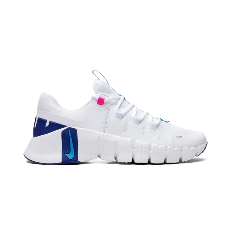 Nike Free Metcon 5 White Aquarius Blue Mens