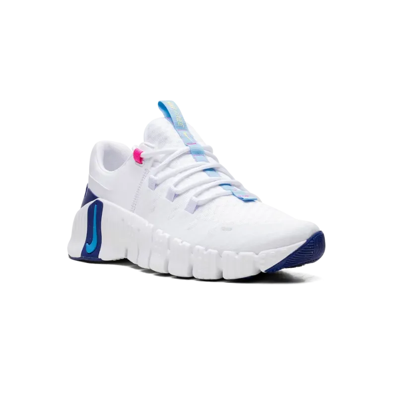 Nike Free Metcon 5 White Aquarius Blue Mens