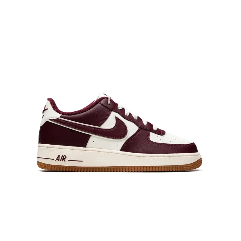 Nike AIR FORCE 1 LV8 (GS) College Pack - Night Maroon Grade School