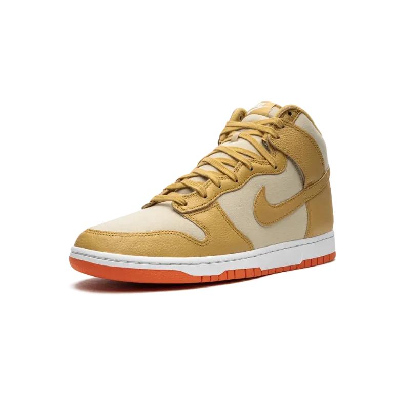 Nike Dunk High Gold Canvas Mens