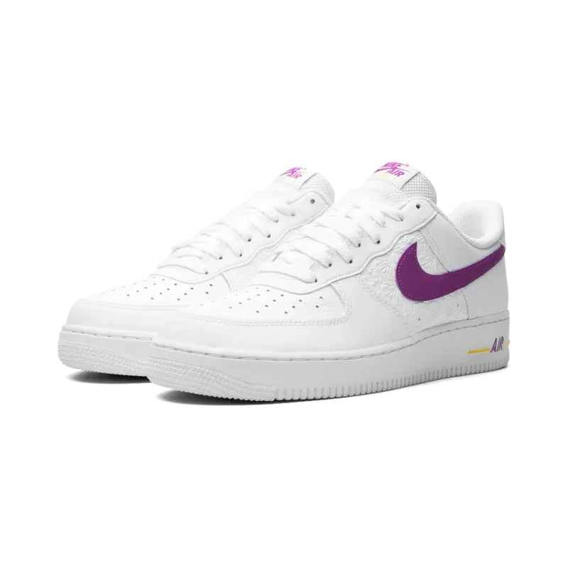 Nike Air Force 1 Low EMB Bold Berry Lakers Mens