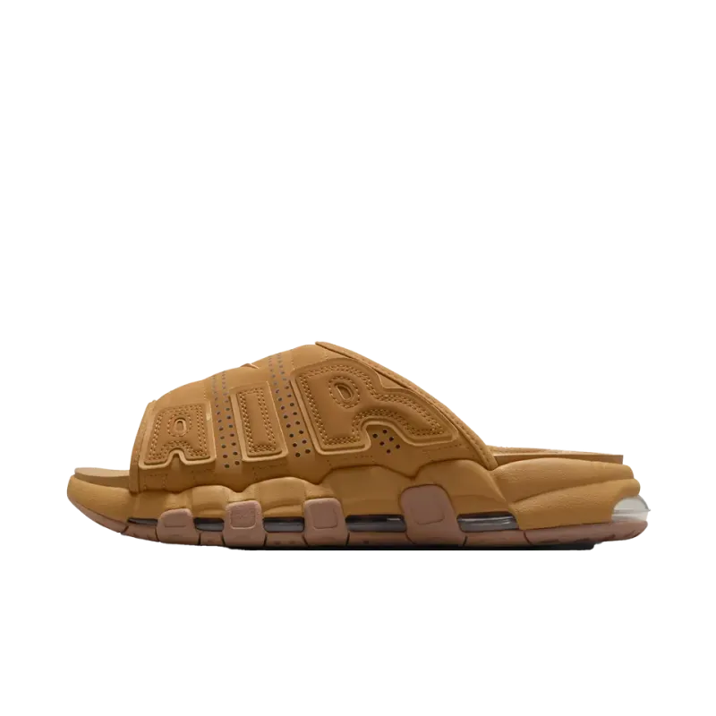 Nike AIR MORE UPTEMPO SLIDE FLAX Mens