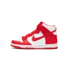Nike Dunk High GS White / University Red Grade School